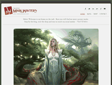 Tablet Screenshot of markwintersart.com